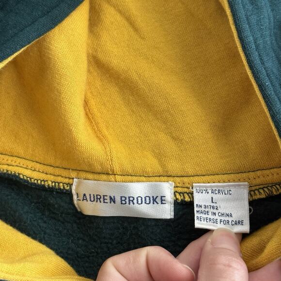 Lauren Brooke 90s Retro Colorblock Hoodie – Large - Picture 4 of 7